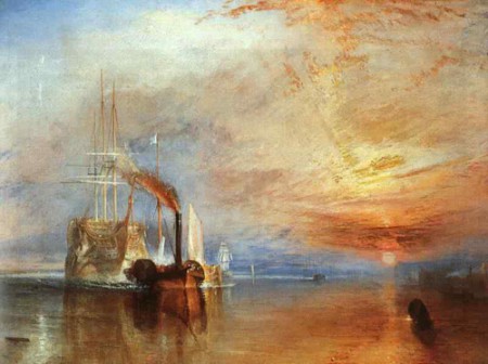 WilliamTurner: A Téméraise hadihajó utolsó útja